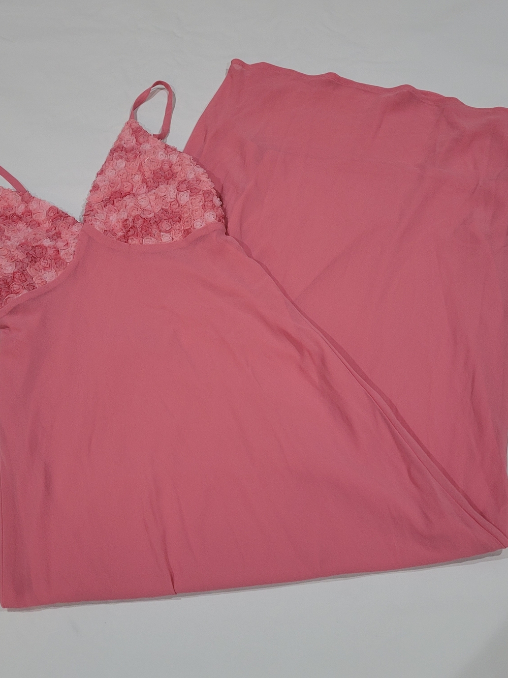 wild fable Pink Maxi Dress with Rose Tulle